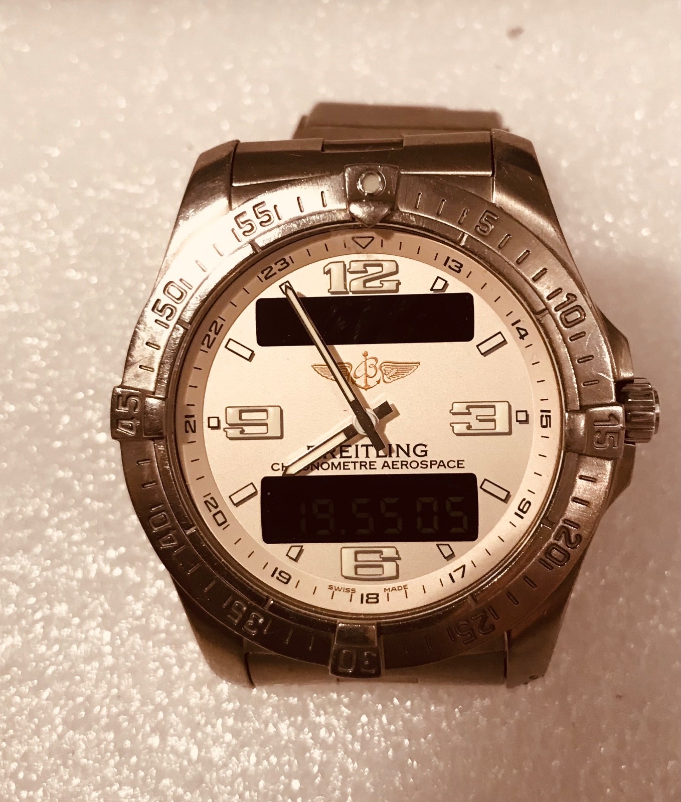 BREITLING EVO CHRONOMETER AEROSPACE TITANIUM WHIT… - image 2