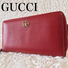 GUCCI Gucci Wallet GG GG Marmont Round Red Ladies from JAPAN