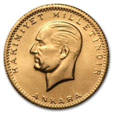 Turkey Gold 100 Atatürk Kurush (Random) BU