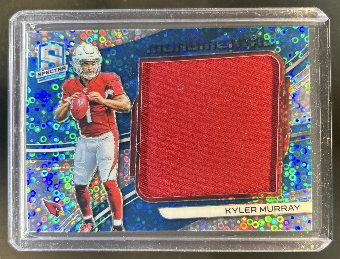 Kyler Murray Panini Spectra Monumental Memorabilia #MM2 Neon Blue