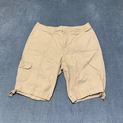 Bermuda Femme St. John's Bay - Marron - Coton Mélangé - Taille 8 - Très Bon État