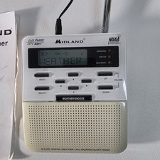 Midland WR-100 NOAA All Hazards Weather Alert Radio With AC Adapter  Manual