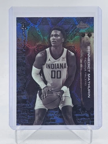 BENNEDICT MATHURIN 2025-26 TOPPS CHROME CACTUS JACK BLUE #16 /150 PACERS Q5547