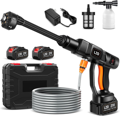 #ad #ad Cordless Pressure Washer 21V X2 Batteries Battery Powered Portable 6 In 1 No $79.45