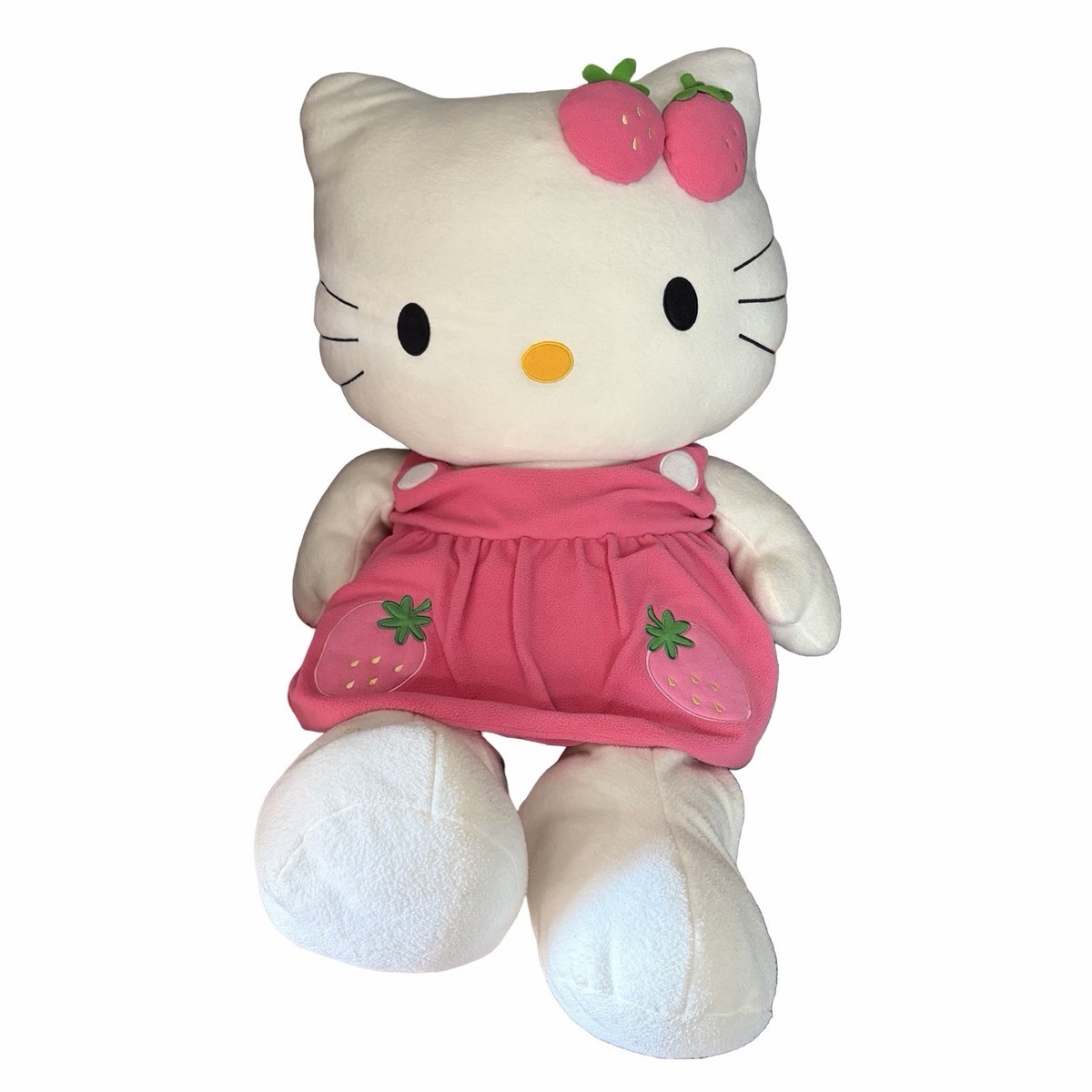 Sanrio Hello Kitty Jumbo 36” Plush Strawberry Pink Spring Toy