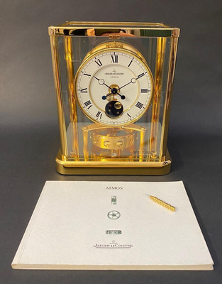 Zz ATMOS Uhr Jaeger LeCoultre - Kaliber 544 mit Mondphase, Top Zustand
