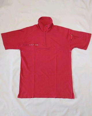 vintage prada zip polo t-shirt