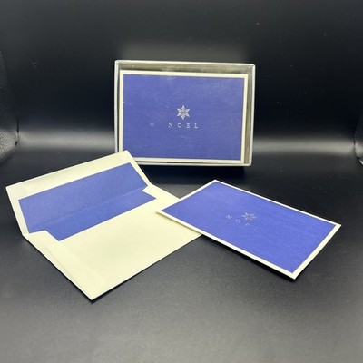 Peter Pauper Press 2007 Noel Snowflake Christmas Cards Set of 20 with Envelopes