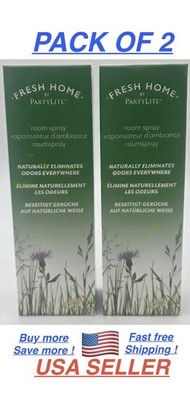 Partylite fresh home cotton breeze linen & room spray 6.5oz ( 2 pc )