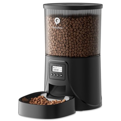 PETULTRA Automatic Cat Feeder 4L Timed Cats Food Dispenser Programmable 1-6 Meal