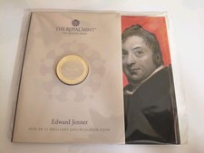 Royal Mint 2023 Edward Jenner £2 BU Coin Pack