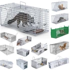Humane Animal Trap Steel Cage for Cat Raccoon Squirrel Rat Live Animal Cage Trap