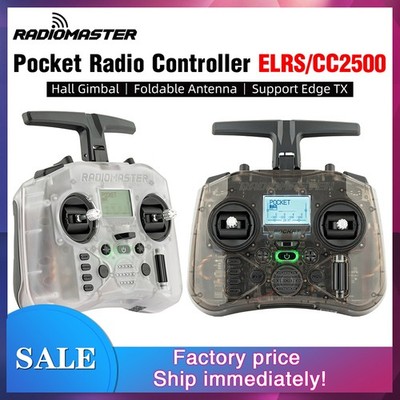 RADIOMASTER 2,4 GHz Pocket Hall Gimbal RC Sender ELRS CC2500 Fernbedienung