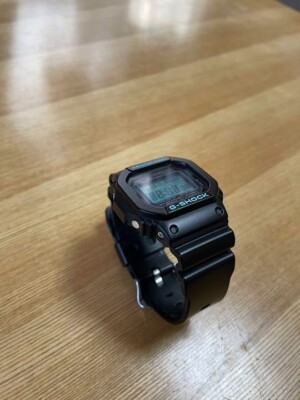 Casio G-Shock GW-M5610BA-1JF BLACK x BLUE Solar-powered Square