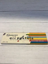 Used Vintage Grumbacher Oil Pastels 24 colors Used Made in Japan Art