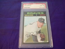 1971 TOPPS #147 BOB PRIDDY PSA 8