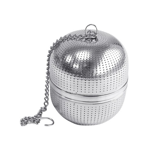 1 Stück Edelstahl Teesieb Silber Hängend Teeei Gewürzkugeln