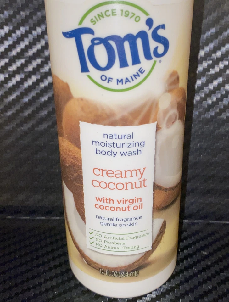 Paquete de 2 jabones corporales hidratantes naturales Tom's of Maine 12 oz coco cremoso Foto 2 de 2