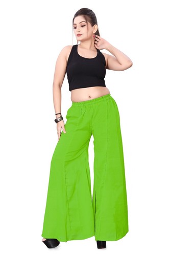Ruffle Wide Leg Belly Dance Sheer Chiffon Palazzo pant All Size Palazzo C17 - Picture 121 of 185
