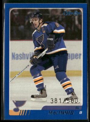Al MacInnis 2003-04 O-Pee-Chee Pee-Chee - Blue #265 #/500 - St. Louis Blues
