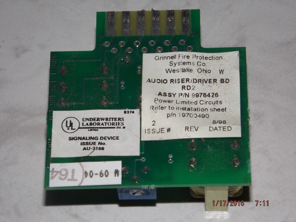 **Simplex Audio/Riser RD2 Driver Board 9976426 VERY RARE** | eBay