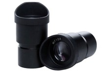 New Pair Widefield WF10X Microscope Eyepieces ACHROMATISM 30MM with Eyeguard