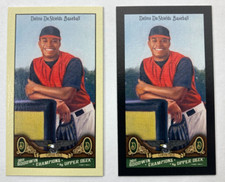 2011 Upper Deck Goodwin Champions Mini Black #229 & Base Delino DeShields SP