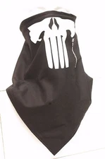 Windproof fleece Pun-isher lined bandana scarf Fierce Face Protection mask