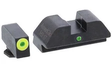 AmeriGlo Pro I-Dot Tritium Sight Set W/Lumigreen Ring For Glock 42/43-GL-305