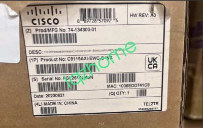 1PCS Cisco C9115AXI-EWC-S new via FedEx or DHL