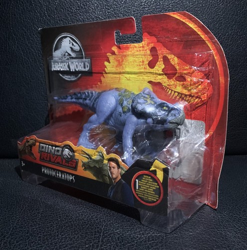 Jurassic World Figur Protoceratops Dino Rivals Mattel Neu OVP MISB Dino Park RAR - Picture 2 of 8