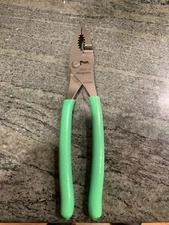 Snap On 49acf 9" talon grip combination slip joint pliers green new