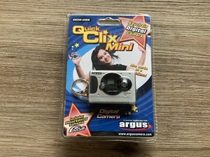 Vintage Argus Quick Clix DEM-099 Keychain Digital Camera New Sealed