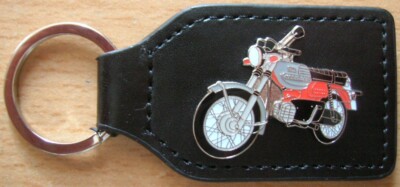 Kreidler RS Red Red Moped Art 1056 Motorcycle Motorbike Moto Keychain