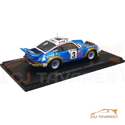 SPARK S6639 PORSCHE 911 CORSA RS #3 J P NICOLAS RALLY MONTE CARLO