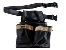 Kunys PK-1836 5 Pocket Framers Fabric Nail Tool Pouch Belt Cordless Tool Hook