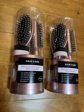 NEW Lot Of 2 Hair Care Professional Quality Hair Brushes 12 12 Piece Set Pink