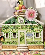 Blue Sky TIPSY PARROT MARGARITA BAR Tea Light Candle House Auth Retailer NEW