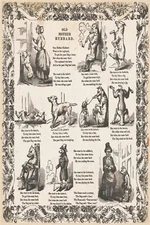 9551.Decoration Poster.Room Wall art.Home decor.Mother Hubbard Story poem pets
