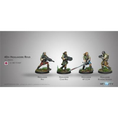 INFINITY 0527 45th Highlander Rifles (Ariadna) FACTORY SEALED