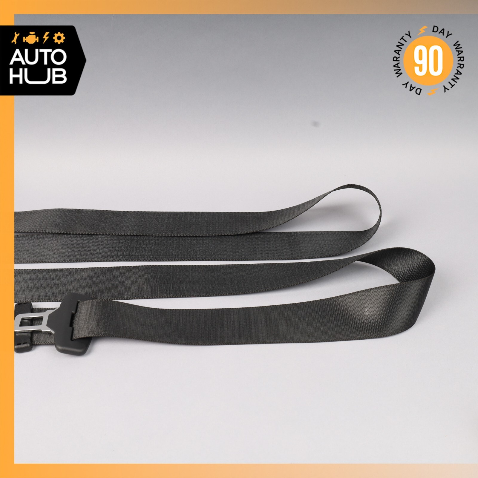 14-22 Maserati Ghibli M157 Rear Center Seat Belt Seatbelt Black OEM