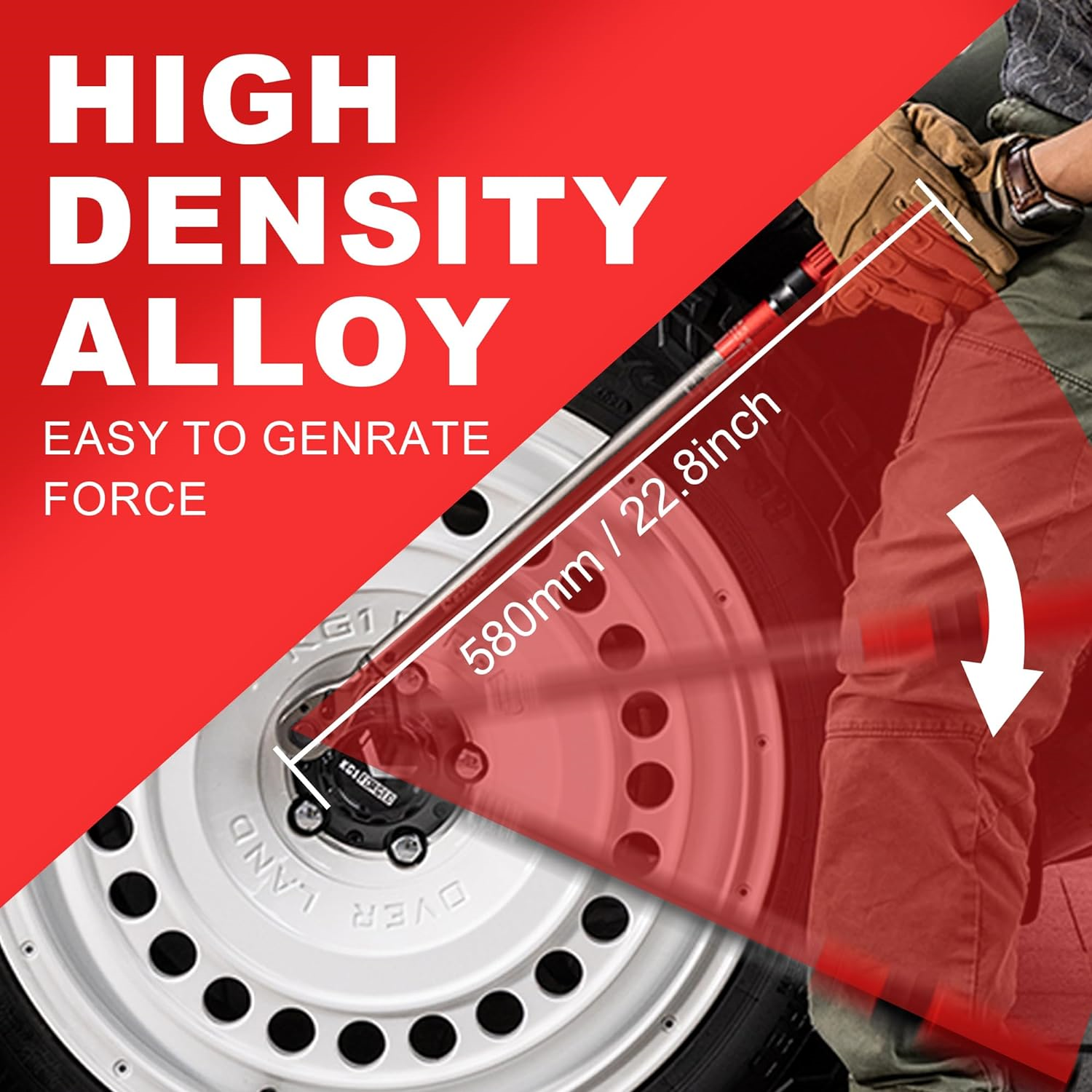 EZARC Torque Wrench 1/2Inch, 40320 Nm, Car Motorcycle Torque Wrench