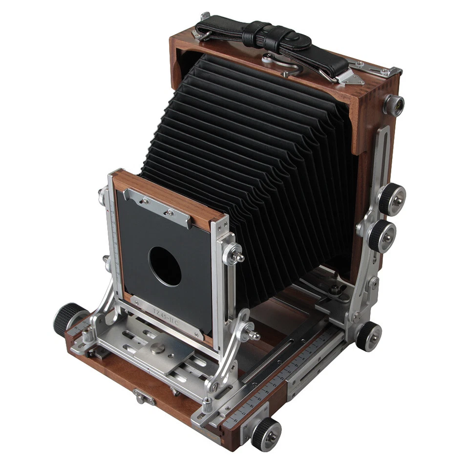 Shen Hao TZ45-II C Field Folding 4X5” Large Format Camera Black Walnut Wooden - Bild 2 von 4