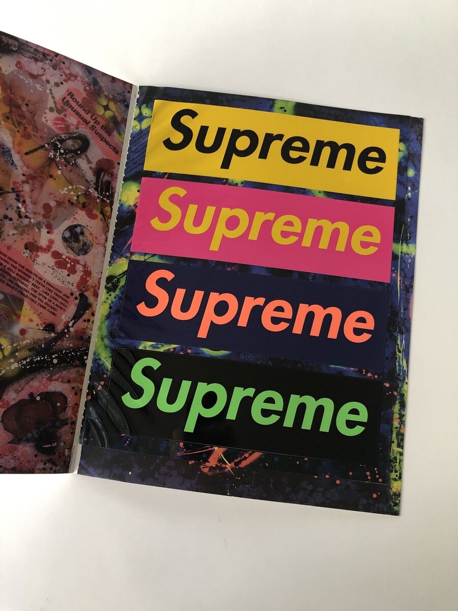 SUPREME Book Magazine Catalog Vol. 6 with 4 stickers 2010 SUPREME Book Magazine Catalog Vol. 6 with 4 stickers 2010