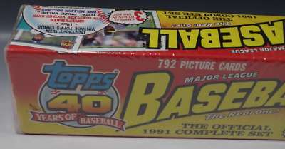 1991 TOPPS MLB 40 YEARS OF BASEBALL SEALED 792 CARDS BOX COMPLETE