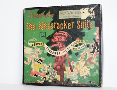 Leopold Stokowski Nutcracker Suite RCA Victor Red Seal 7'' 45 RPM Vinyl Set