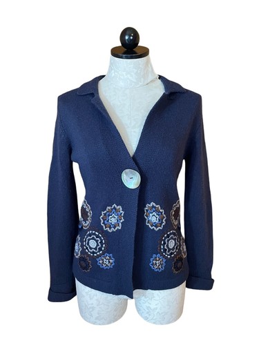 Boden Womens Wool Blend Button Down 