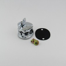 Tom Bracket Floor Tom Bracket CHROME w/Gasket for L Rod 9.5 12.5mm Tom Mount