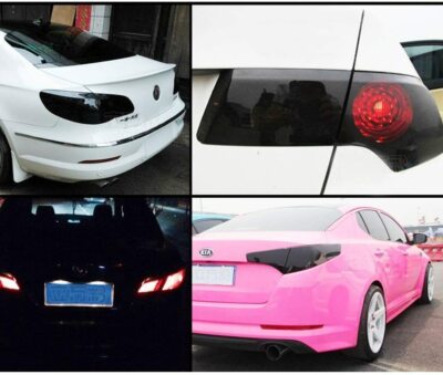 12x72 35% Medium Black Smoke LED Headlight Taillight Cambodia