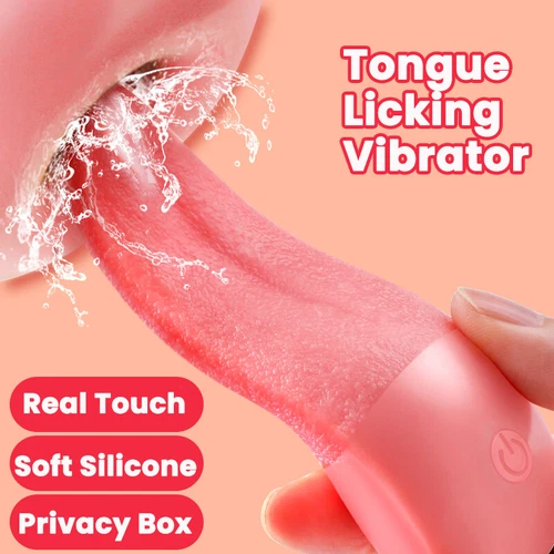 Heating Clit Licking Tongue Vibrator G-Spot Dildo Massage Sucking Oral Sex Toys - Picture 15 of 24